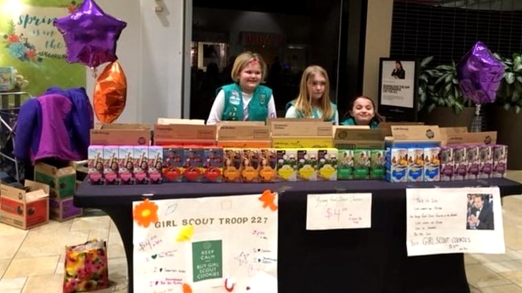 Girl Scouts use Leonardo DiCaprio pic to sell cookies