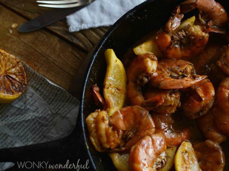 New Orleans-style barbecue shrimp by Wonky Wonderful