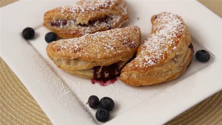 YouTube star Laura Vitale makes blueberry turnovers