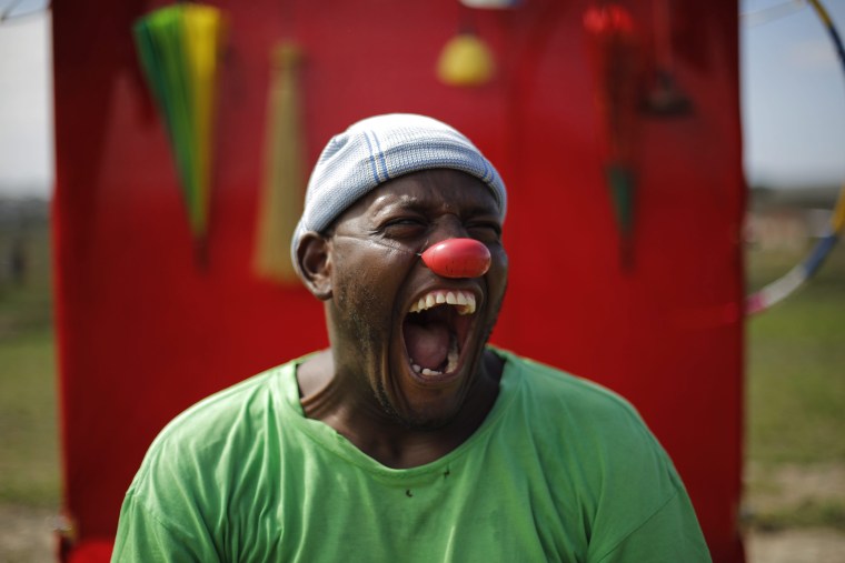 Image: Humanitarian Clowns Without Boarders in King Williams Town