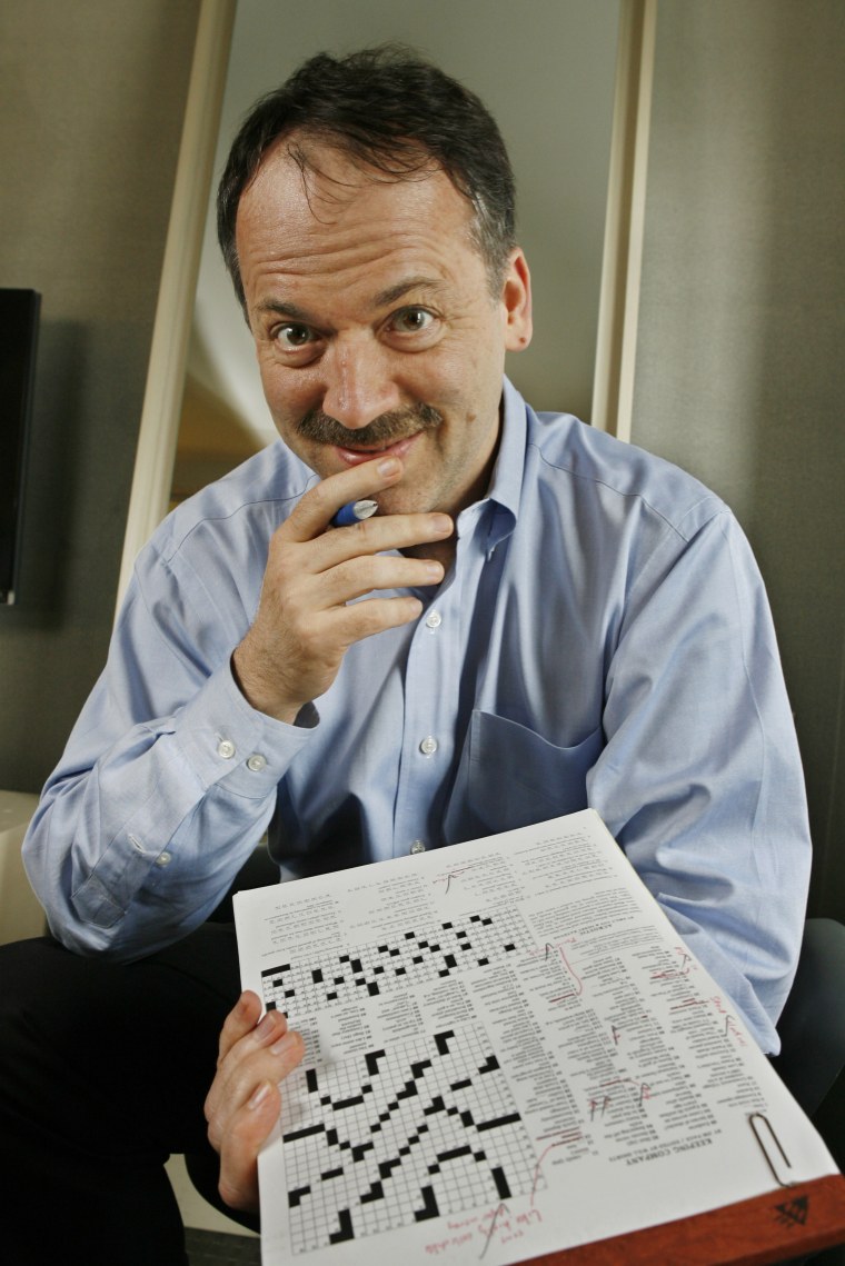 IMAGE: New York Times puzzle editor Will Shortz