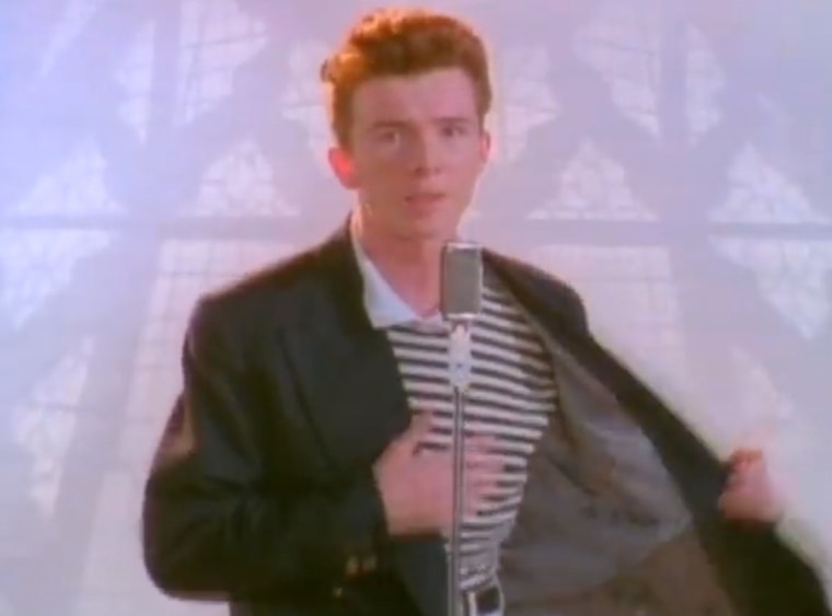 When you add a rickroll to your presentation and the girls who do