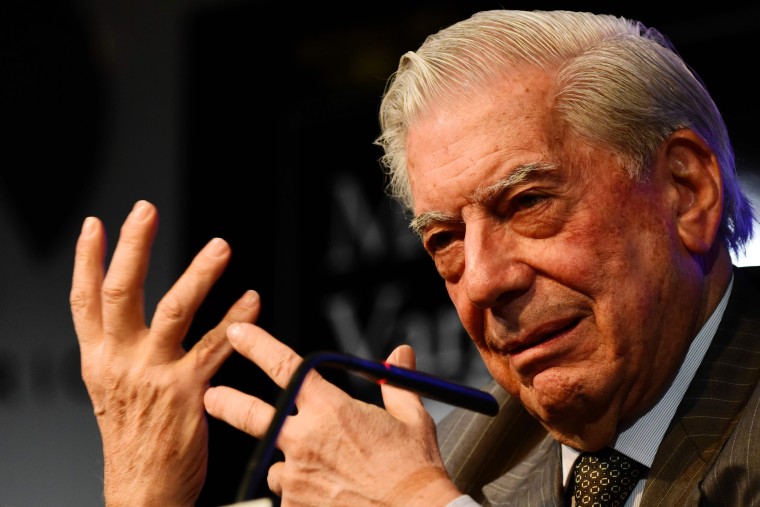 Nobel Prize winner Mario Vargas Llosa