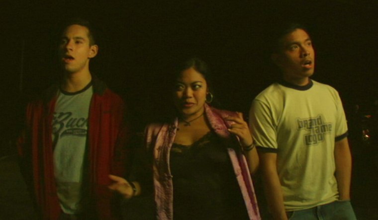 Jake Moreno, L.A. Renigen, and H.P. Mendoza in "Colma: The Musical."