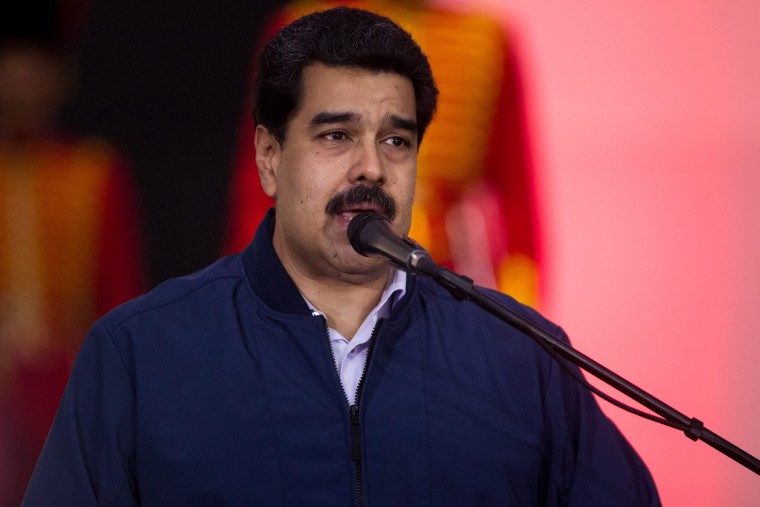 Image: Venezuelan President Nicolas Maduro attends anti-imperialism rally