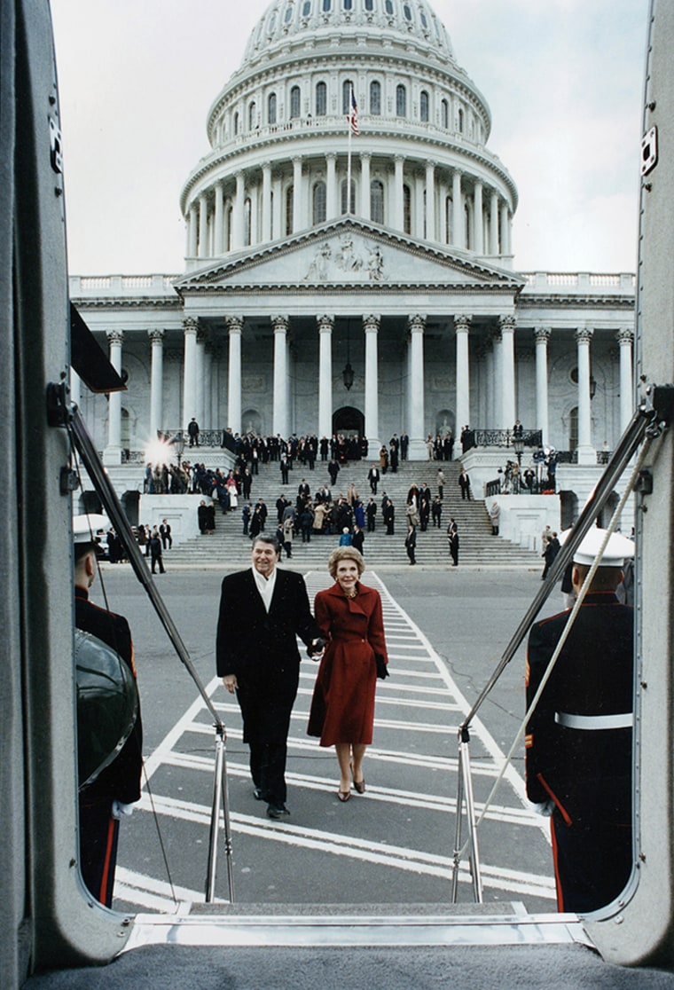Ronald and Nancy Reagan in Washington D.C.