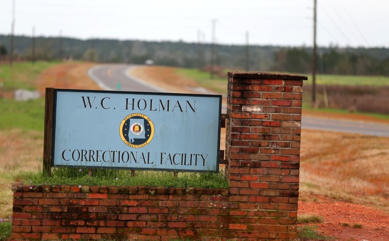 Image: Prison riot in Atmore, Ala., on March 12, 2016