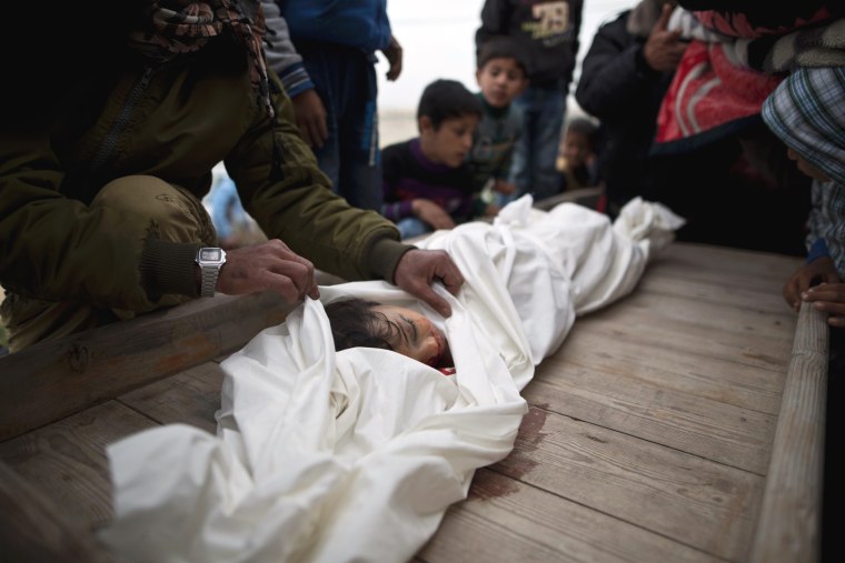 Image: TOPSHOT-PALESTINIAN-ISRAEL-FUNERAL-CONFLICT