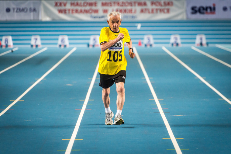 Image: 105-year-old athlete Stanislaw Kowalski