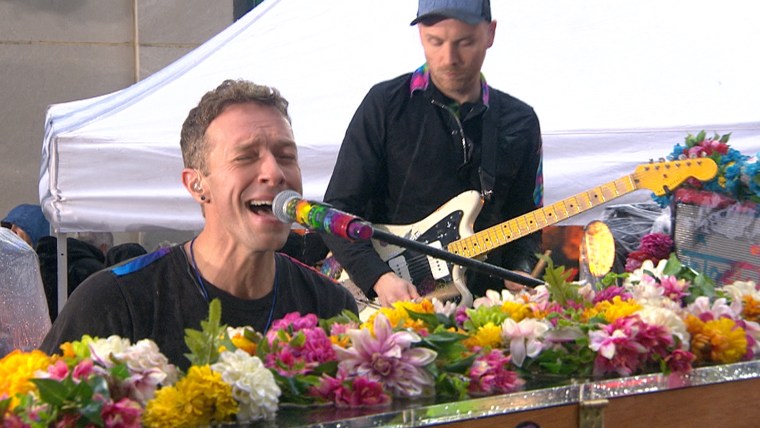 Coldplay on TODAY