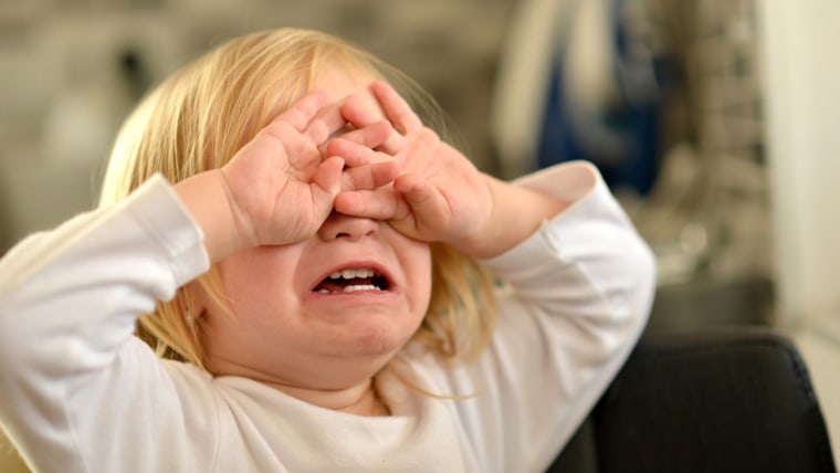 Portrait of crying baby girl. ; Shutterstock ID 175102535; PO: today.com