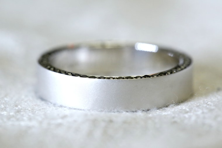 White gold ring