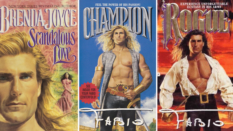 Fabio's face and pecs adorned any number of romance novels at one point.