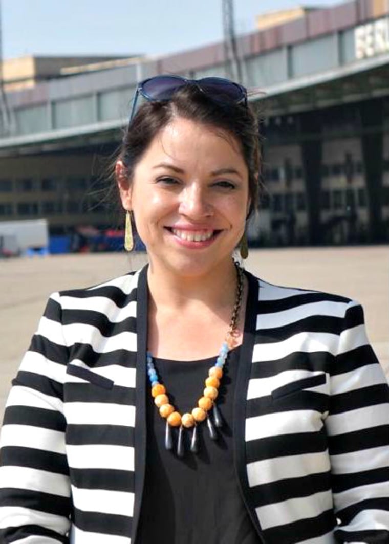 Aguilar in Berlin during her Spring 2015 tenure as a U.S. Marshall Memorial Fellow with the German Marshall Fund.