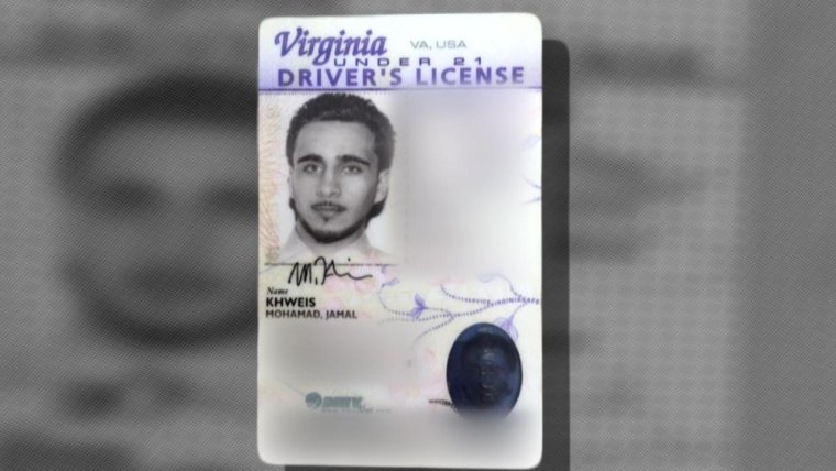 A driver's license obtained by Voice of America identifies a fighter detained in Iraq as Muhammed Jalal Khweis from Virginia.