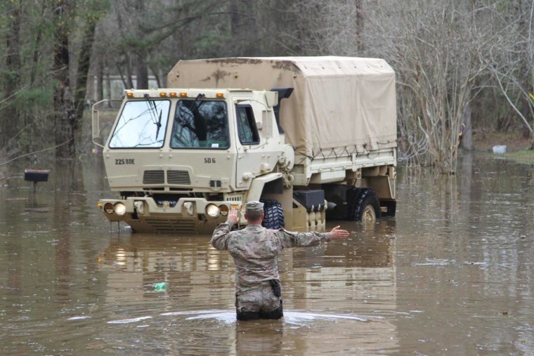 IMAGE: National Guard in Grant Parish, Louisiana