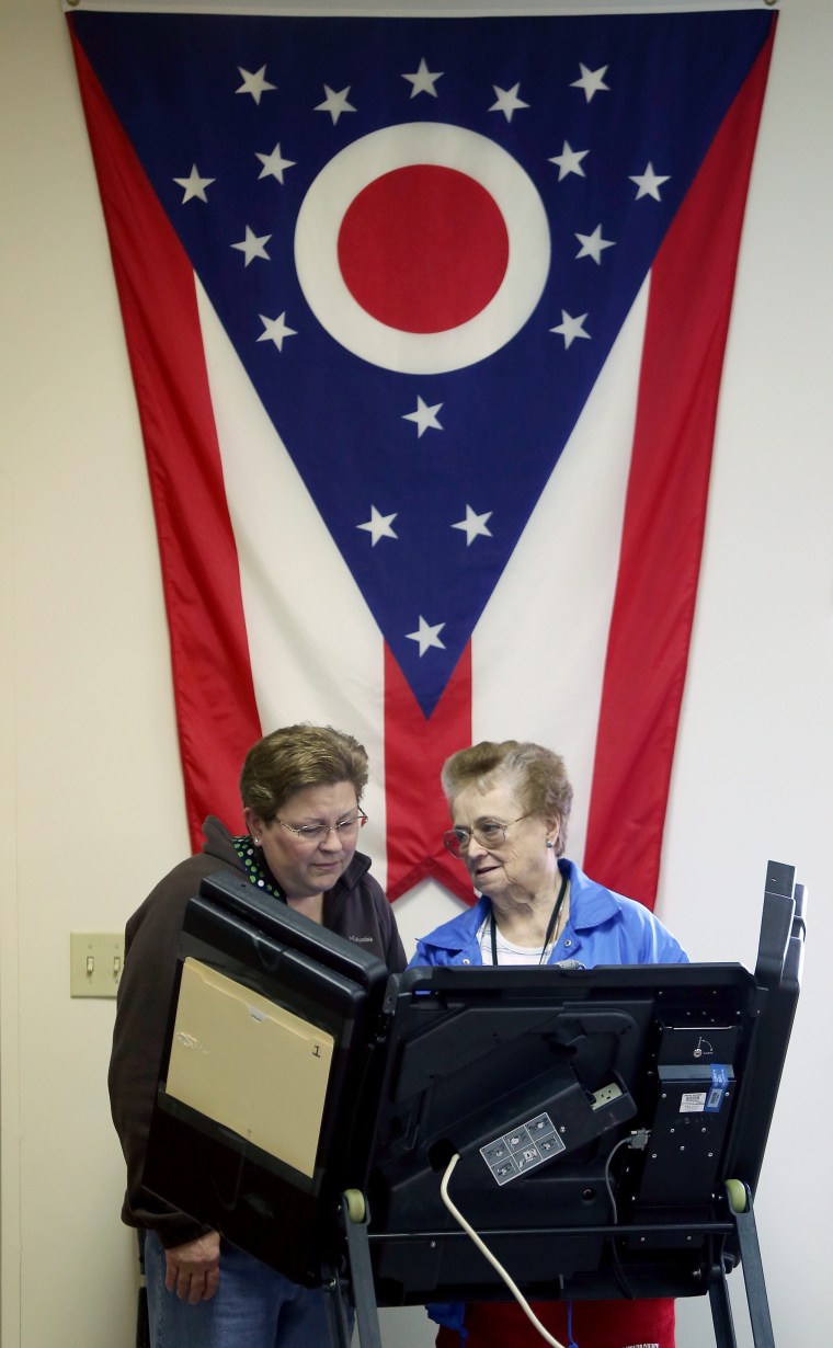 Image: Presidential primaries in Ohio