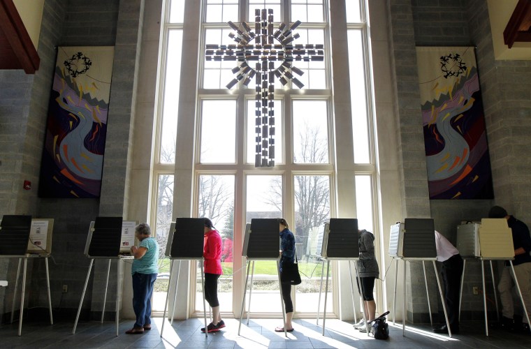 Image: Ohio Voters Head To The Polls For The State's Primary