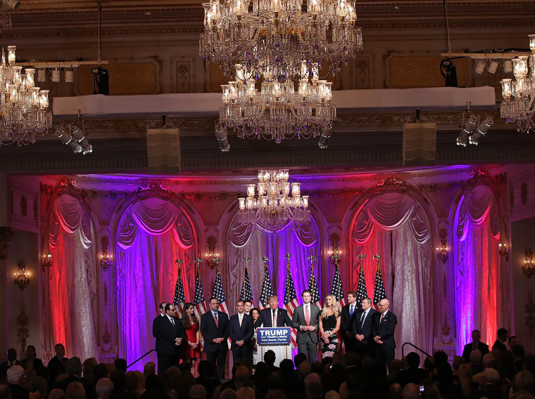 Image: GOP Presidential Candidate Donald Trump Holds Primary Night Press Conference In Florida