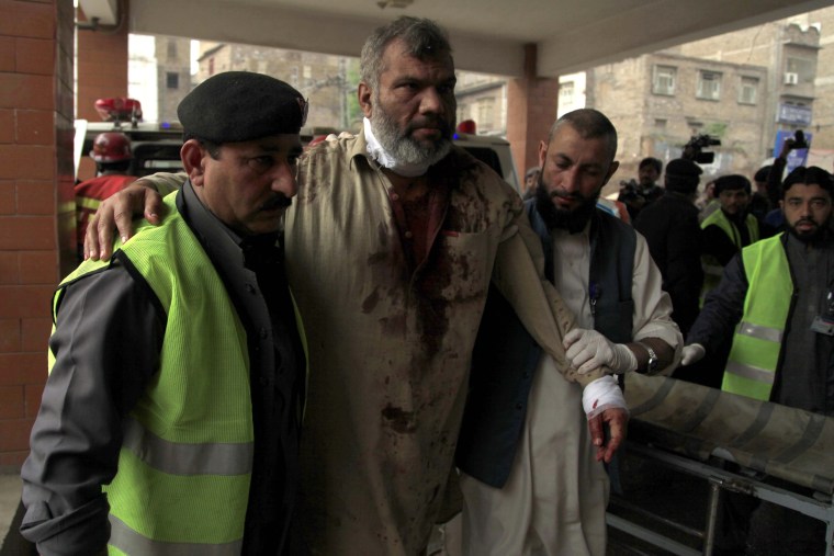 Image: Bomb blast killed 15 people in Peshawar