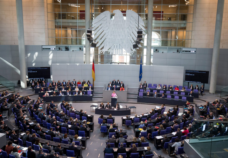 Image: German parliamentary session