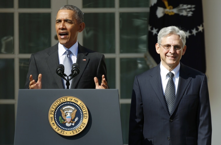 Image: U.S. President Obama announces Judge Garland as Supreme Court nominee at the White House in Washington