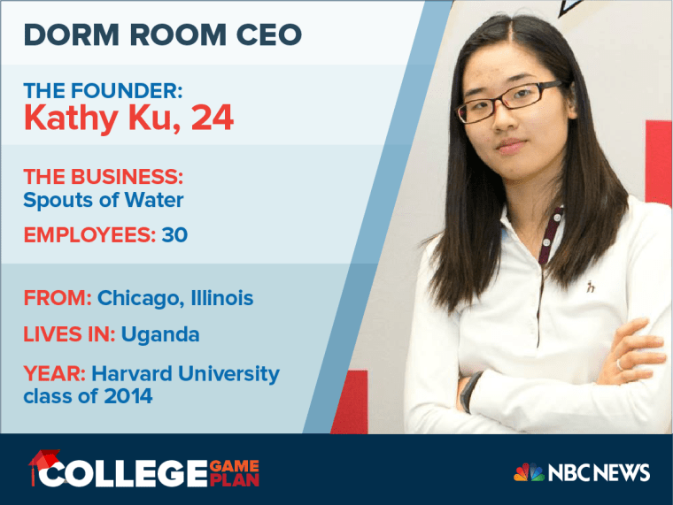 Dorm Room CEO: Meet Kathy Ku, who is creating the Brita of Africa