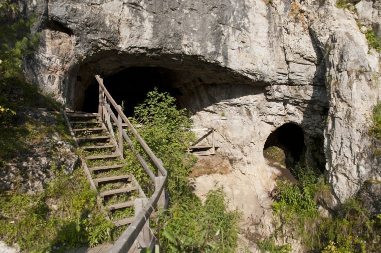 This cave in Siberia yielded bone scraps that turnedout to be a new species of early human - the Denisovans
