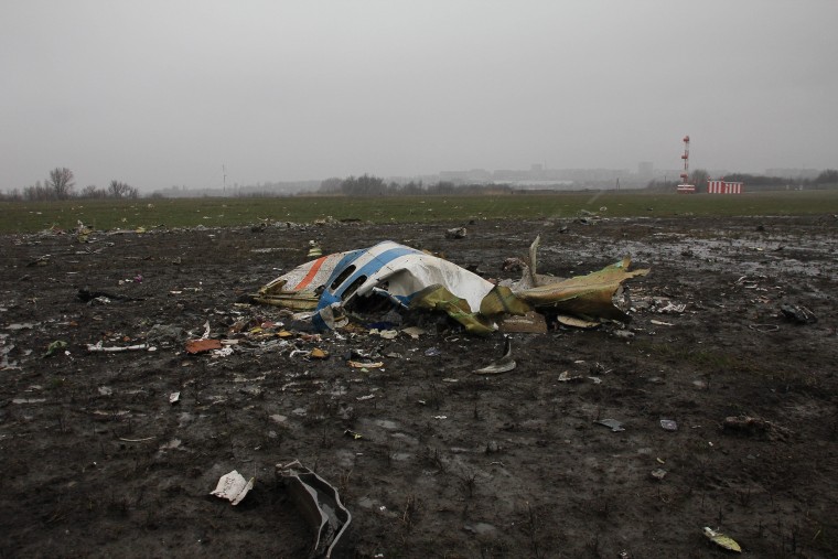 Image: 62 People killed in flydubai FZ981 plane crash in southern Russia