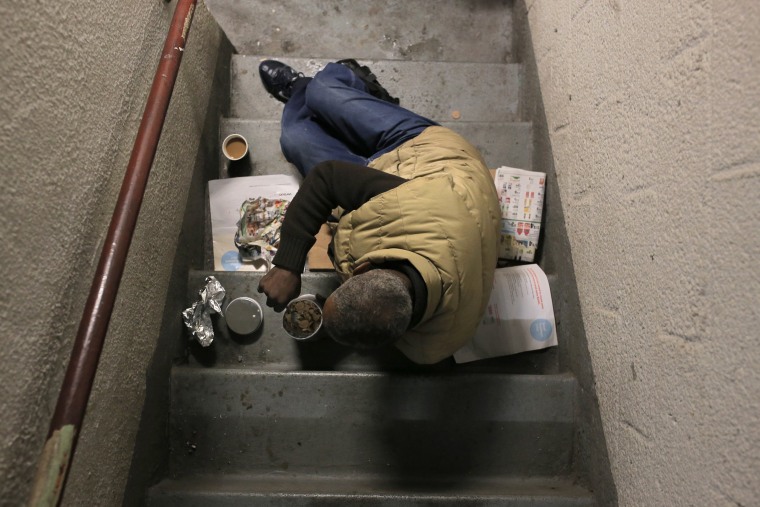 Image: Marvin Bolton, a homeless man living in Harlem