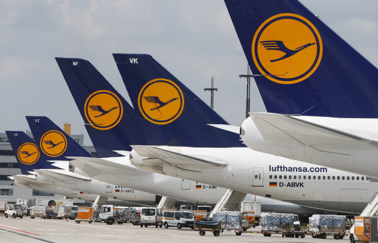 Image: Lufthansa aircraft on the tarmac
