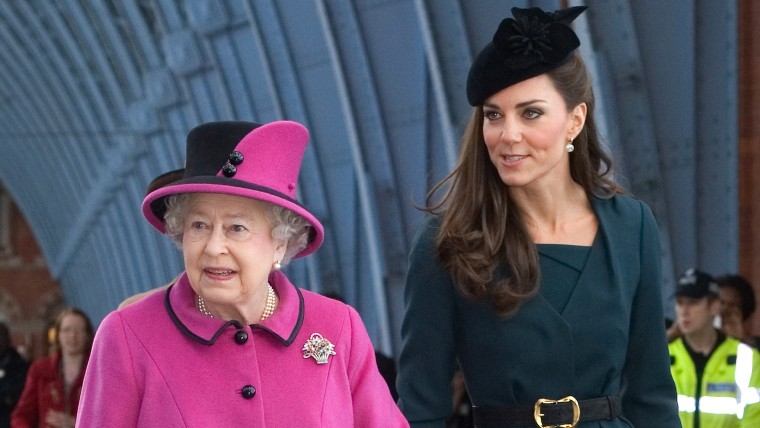 Duchess Kate and Queen Elizabeth