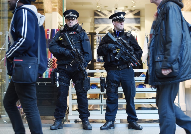 Security in London following Brussels bomb attacks