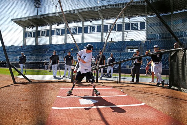 Landis Sims played with the Yankees for a day