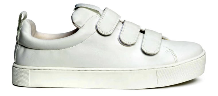 luxe for less velcro sneakers all white