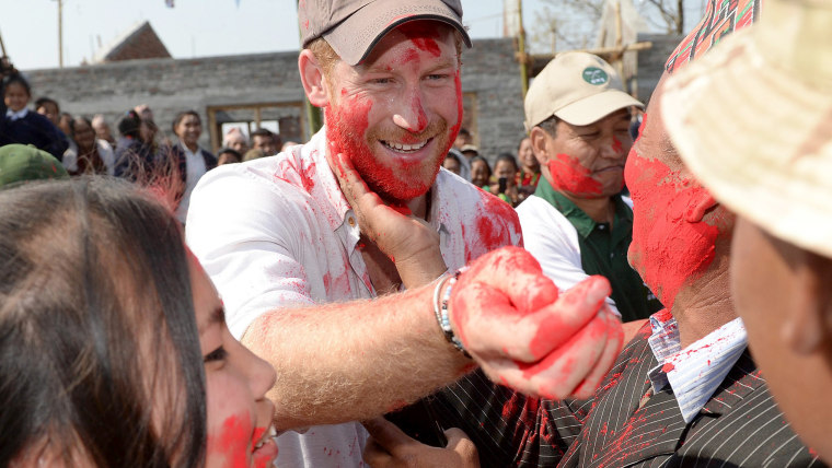 Image: Britain's Prince Harry visits Nepal