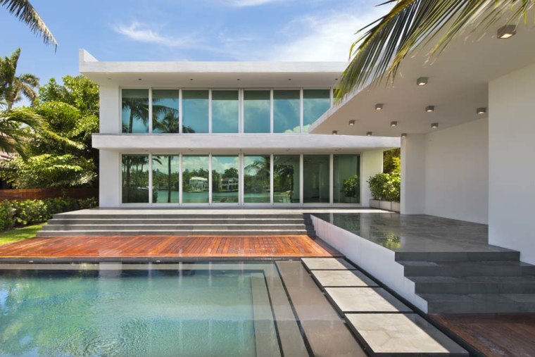 Waterfront home that's for sale in Miami