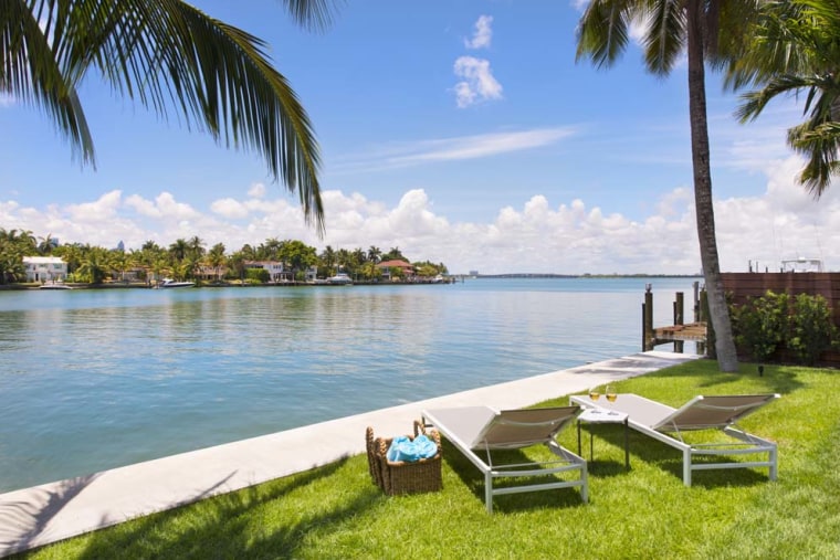 Waterfront home that's for sale in Miami