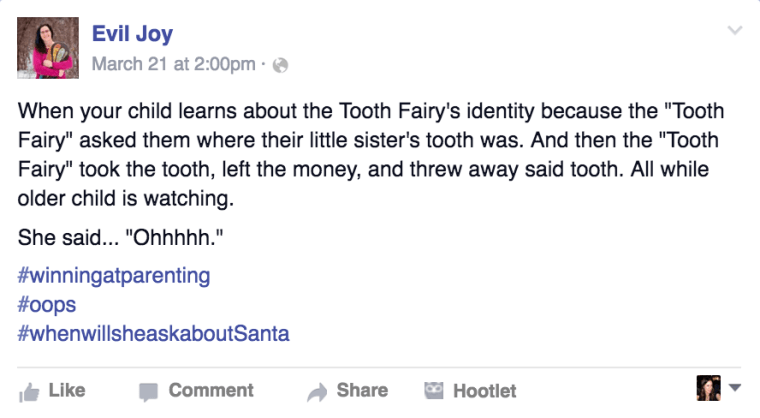 IMAGE: Tooth fairy post