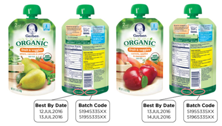 Look for these products with certain batch codes and best-by dates.