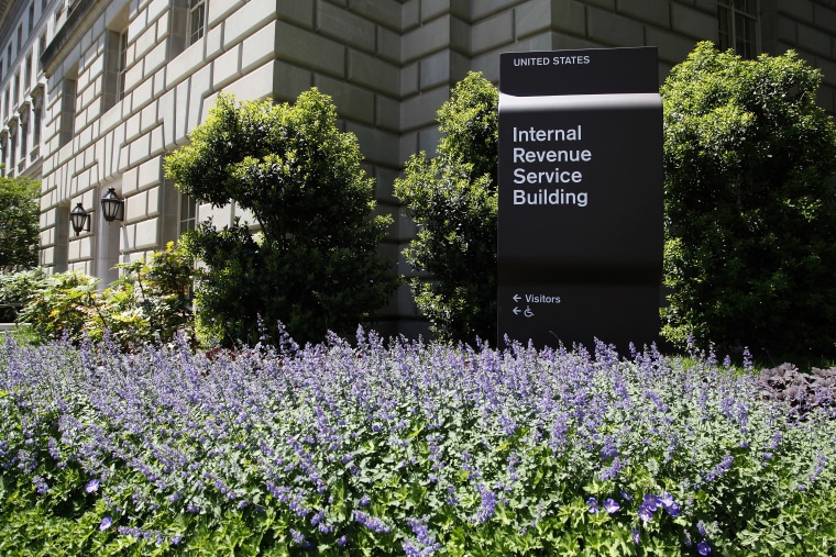 A general view of the Internal Revenue Service Building in Washington