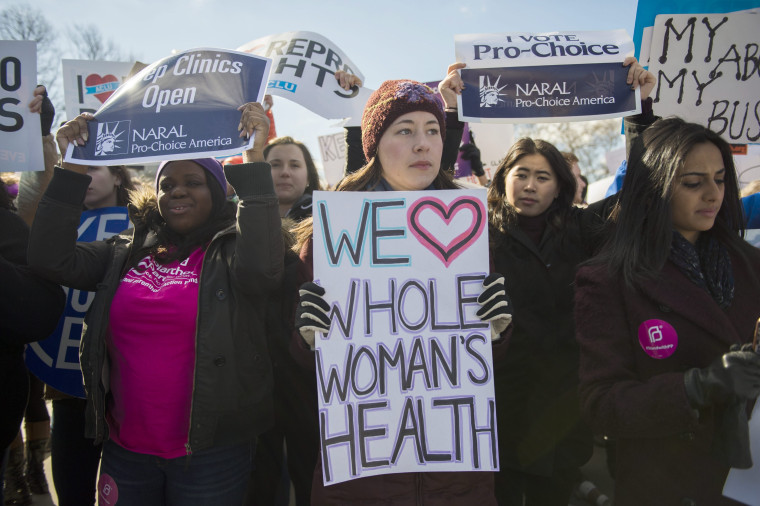 Image: The US Supreme hears controversial Texas abortion law