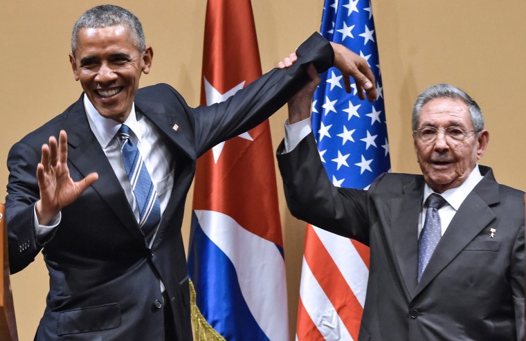 ژست تند، كنفرانس خبري اوباما در كوبا را پايان مي‌دهد.