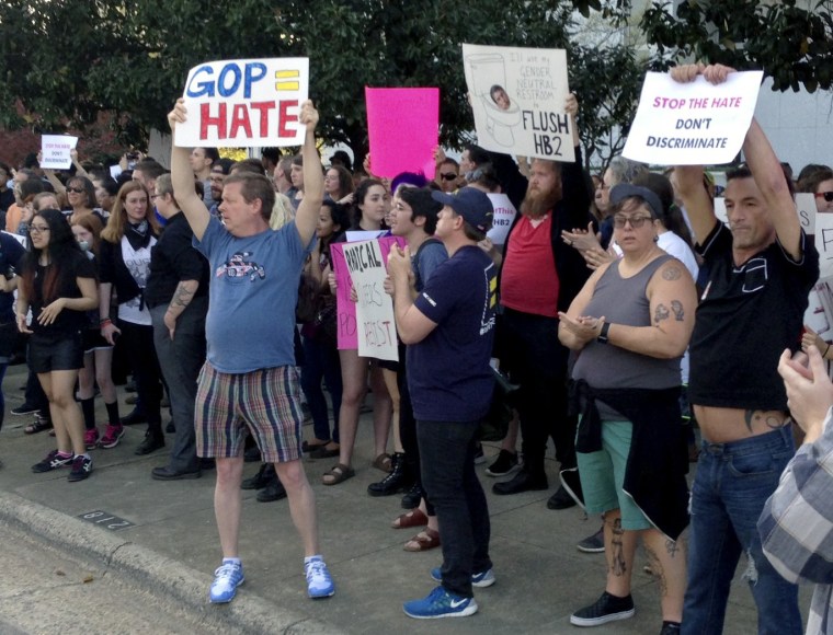 Image: Protest in North Carolina