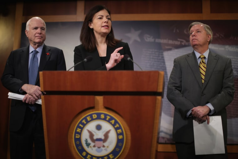 Image: GOP Senators Hold News Conference On Guantanamo Detention Facility