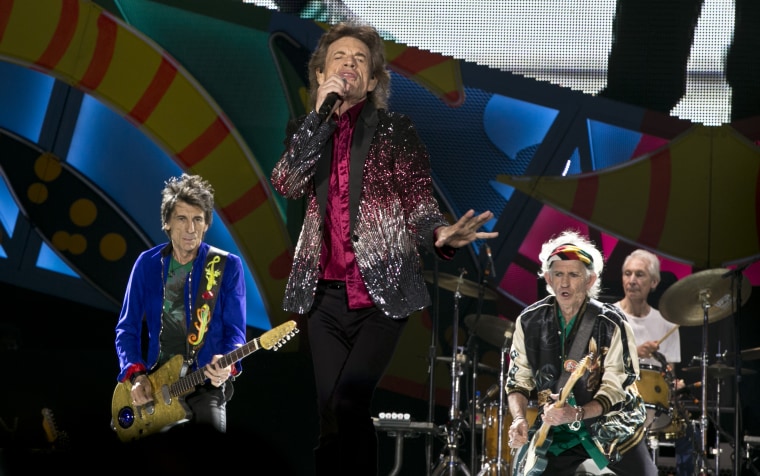 The Rolling Stones perform in Havana, Cuba.