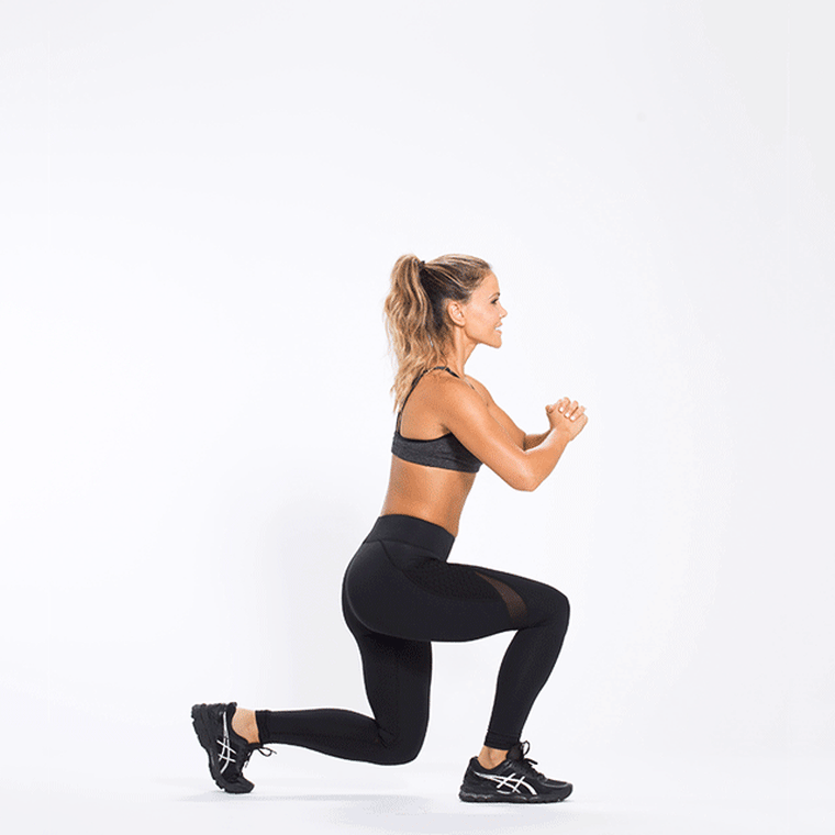 Tone Up Tuesday lunge jumps