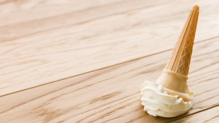 Ice Cream Cone Dropped On The Floor; Shutterstock ID 17491525; PO: today.com; Other: claudia
