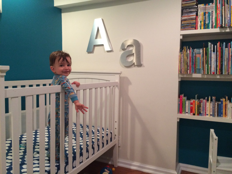 Lisa Tolin's son didn't have a crib set and he's just fine!
