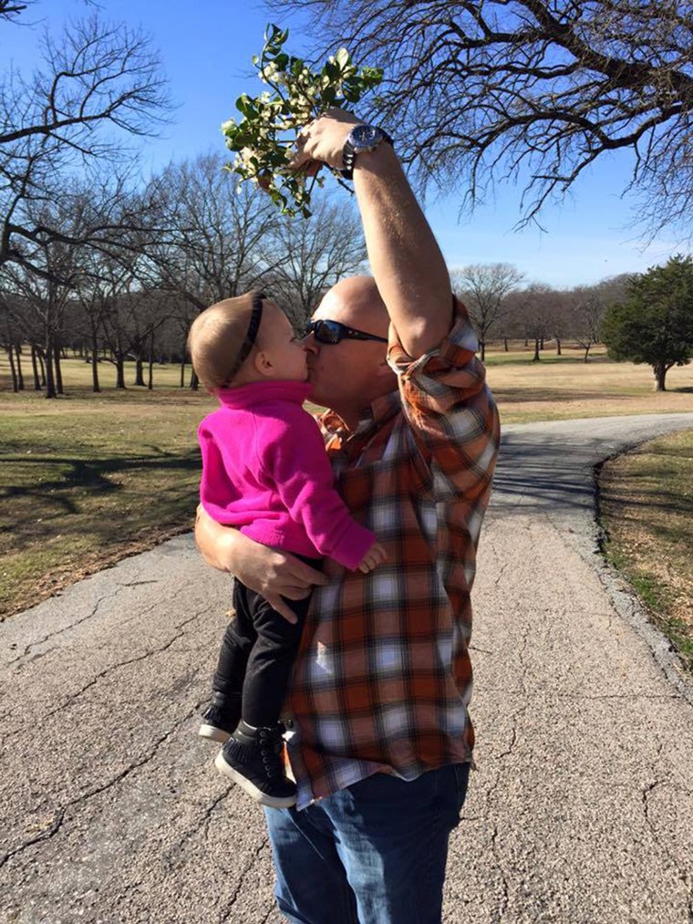 IMAGE: Brian Hill and daughter